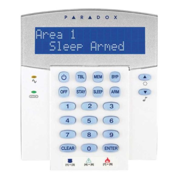 Paradox alarm keypad